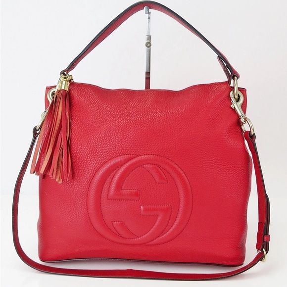 Gucci Vibrant Red Shoulder Bag - Picture 2 of 15
